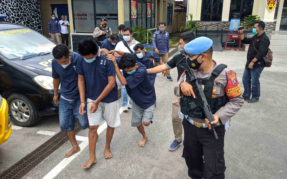 Komplotan Pencuri Sarang Walet di Sampit Juga Berbekal Senjata Api