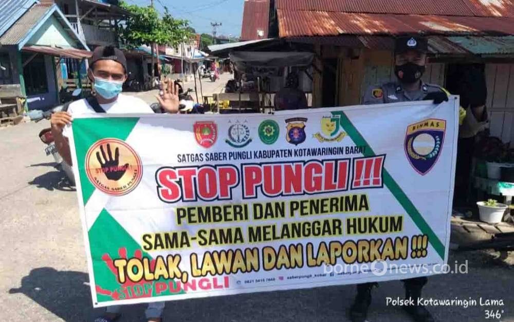 Berantas Pungli, Polsek Kolam Sosialisasikan Ancaman Hukum Pelaku Pungli