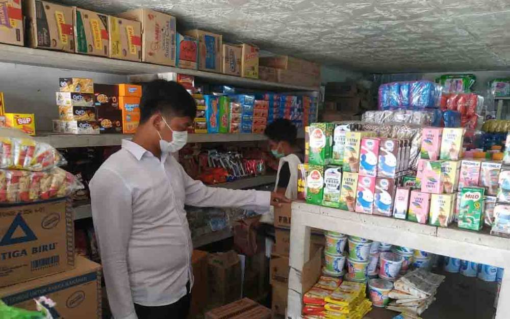 Satuan Reskrim Polres Seruyan Rutin Cek Stok Pangan di Pasar