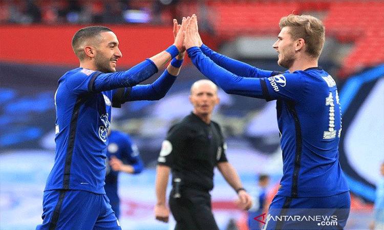 Hakim Ziyech bawa Chelsea Lewati City Menuju Final Piala FA
