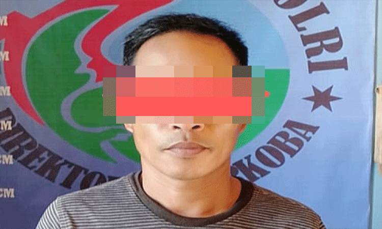 Warga Karusen Janang Ini Ditangkap, 7 Paket Sabu Ditemukan