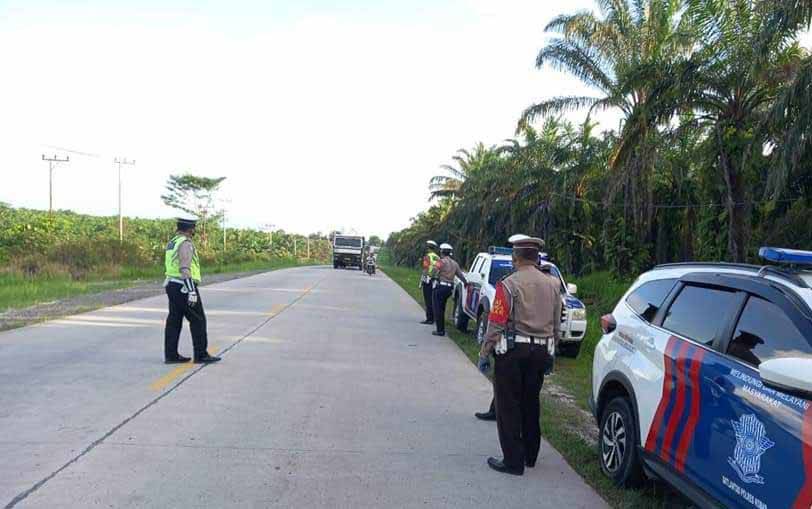 Satlantas Polres Kobar Gencarkan Patroli di Titik Rawan Balapan Liar
