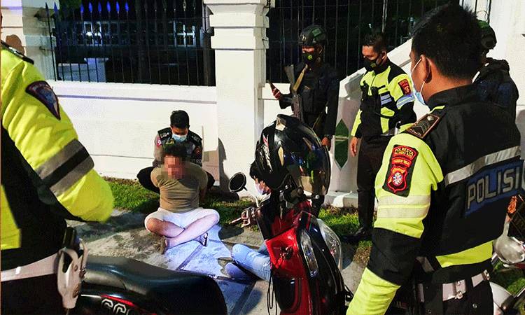 Satlantas Polresta Palangka Raya Amankan 2 Pria Kedapatan Bawa Sabu