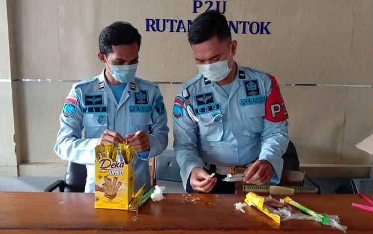 Petugas Rutan Kelas IIB Buntok Gagalkan Upaya Memasukan Sabu