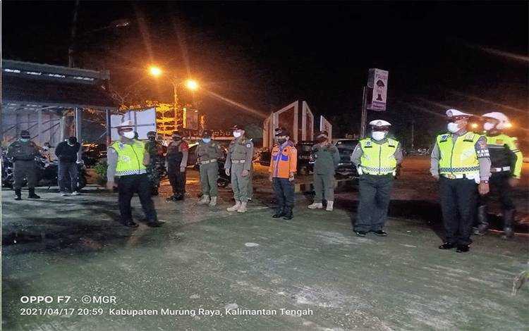 Januari- April, Tim Penegakan Hukum Murung Raya Jaring 622 Pelanggar Prokes