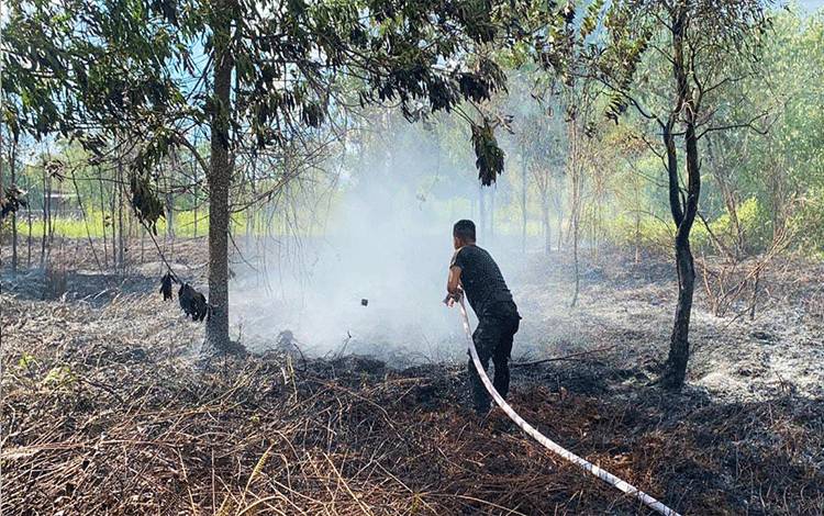Karhutla Terjadi di Jalan Alson I Palangka Raya