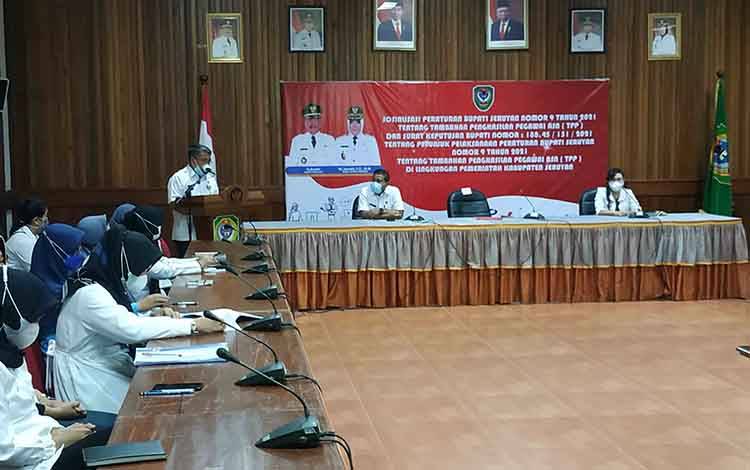 Perbup Tambahan Penghasilan Pegawai Disosialisasikan di Seruyan