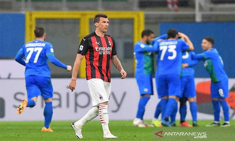 Sassuolo Gagalkan Upaya Milan Dekati Puncak