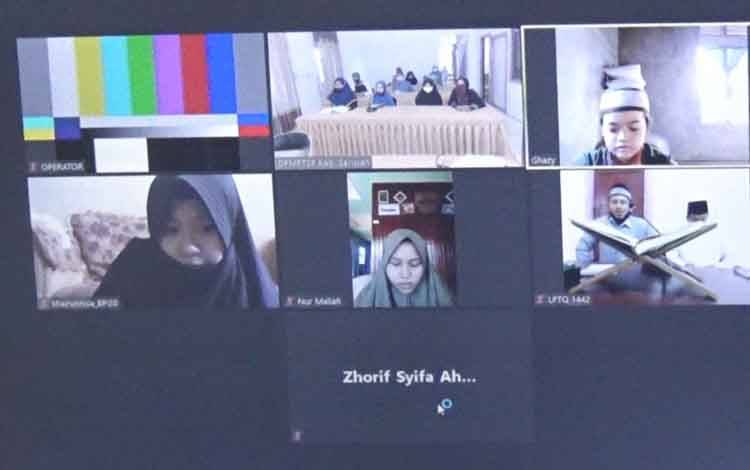 LPTQ Seruyan Lakukan Pembinaan Tilawatil Quran Secara Virtual