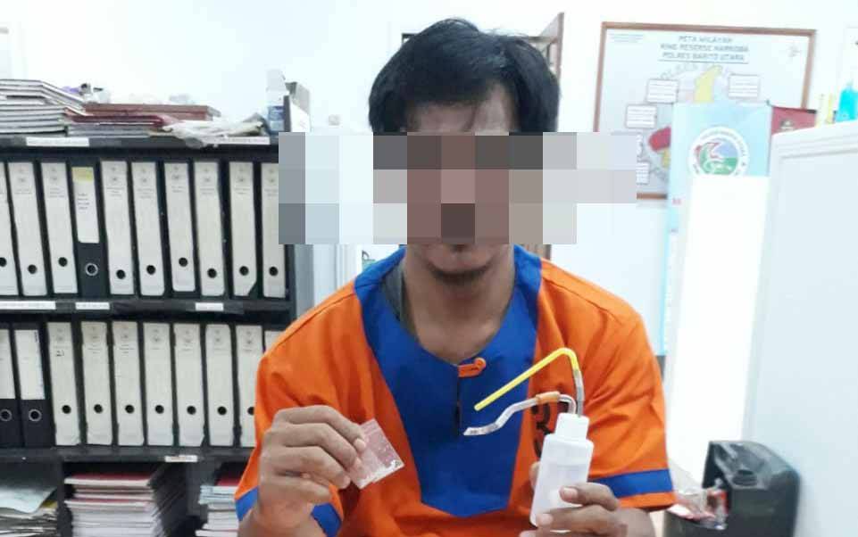 Polisi Tangkap Pengedar Narkoba di Barito Utara, 14 Paket Sabu Diamankan