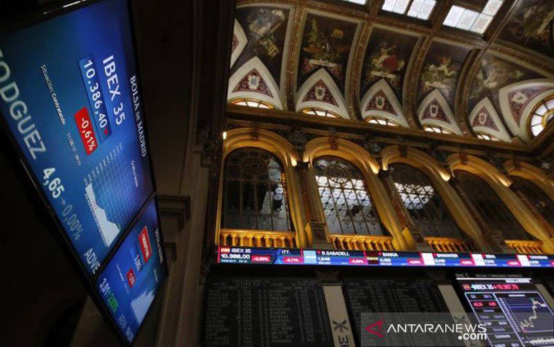 Saham Spanyol Berakhir Negatif, Indeks IBEX 35 Merosot 0,44 Persen