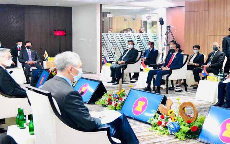 Para Pemimpin Negara ASEAN Bahas Situasi Myanmar
