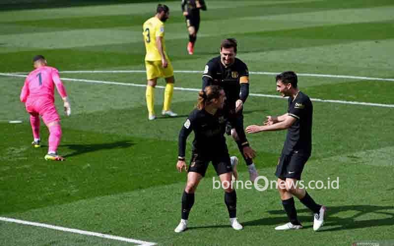 Dua Gol Griezmann Bawa Barcelona Menang Atas Villarreal