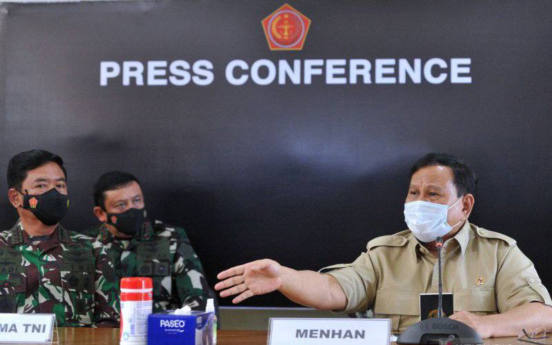 Menhan Prabowo: Negara Utang Budi pada 53 Prajurit KRI Nanggala-402 yang Gugur