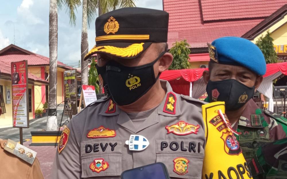 Tindaklanjut Penerapan SE Gubernur Kalteng, Polres Kobar Dirikan Posko Sekat di 5 Jalur Masuk ini