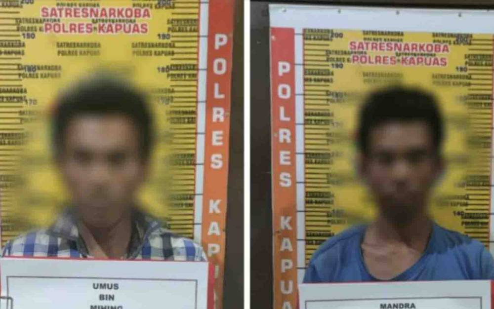 Kedapatan Simpan Sabu, Satresnarkoba Polres Kapuas Amankan Dua Laki-Laki Ini
