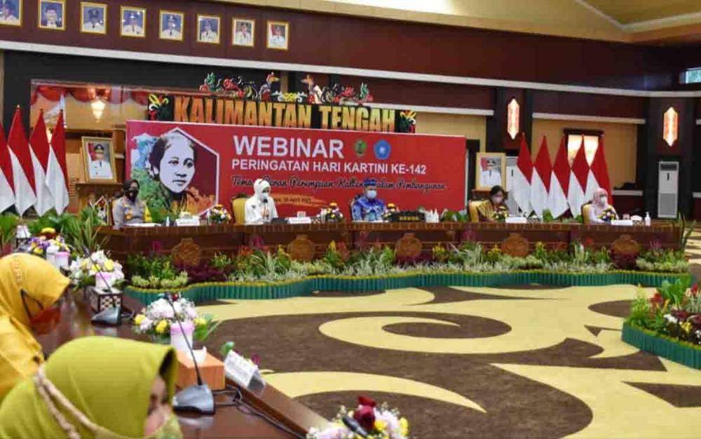 Pemprov Kalteng Adakan Werbinar Peran Perempuan dalam Pembangunan
