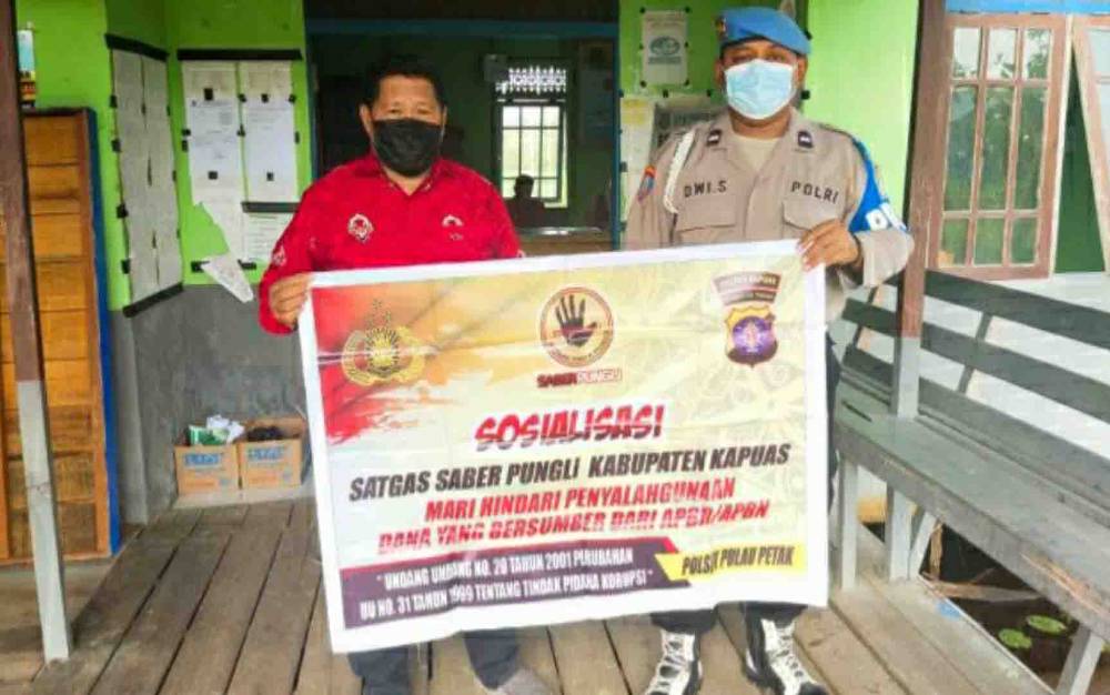 Polsek Pulau Petak Ajak Warga Cegah Praktik Pungli
