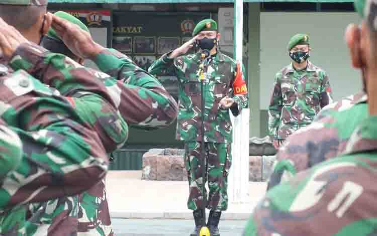 Dandim Pangakalan Bun Pimpin Korp Raport Alih Tugas Tamtama Prabinsa