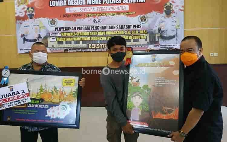 Bupati Seruyan Apresiasi Lomba Desain Meme Polres