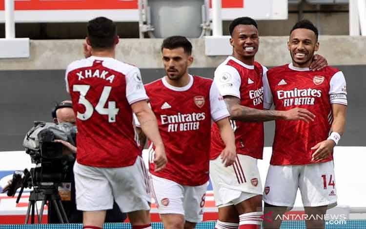 Aubameyang Gembira kembali Main dan Cetak Gol ke Gawang Newcastle