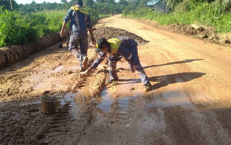 Perbaikan Jalan di Seruyan Ditarget Selesai Sebelum Lebaran