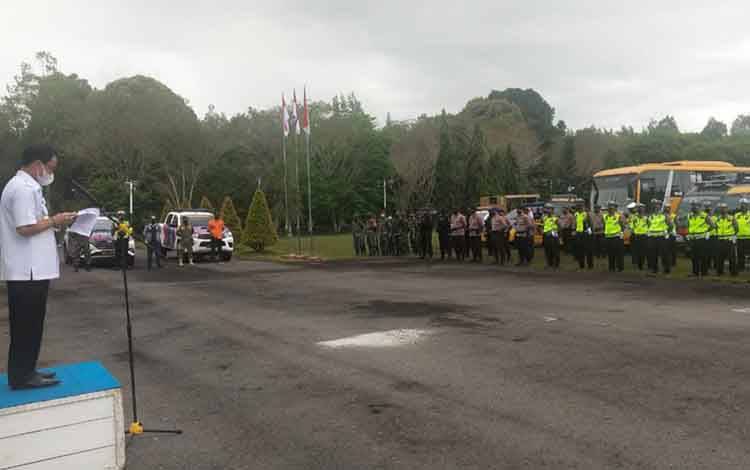 Sambut Idul Fitri, Pemkab Katingan Laksanakan Apel Gelar Pasukan Operasi Ketupat Telabang