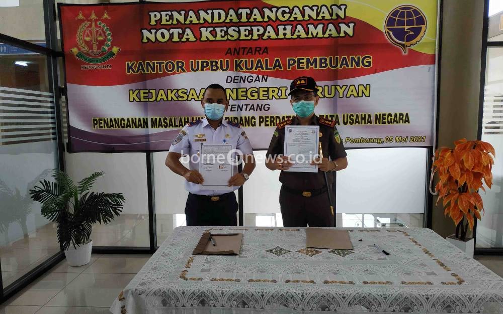 UPBU Kuala Pembuang Teken Nota Kesepahaman bersama Kejaksaan Negeri Seruyan