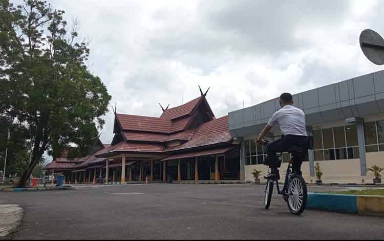 Hari Pertama Pemberlakukan Peniadaan Mudik, Bandara Iskandar Pangkalan Bun Kosong Melompong