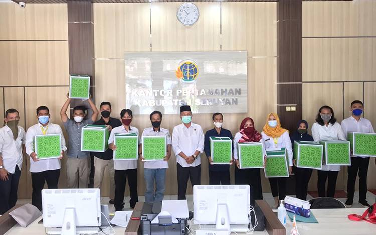 Kantor Pertanahan Seruyan Minta Pegawai Tingkatkan Semangat Kerja
