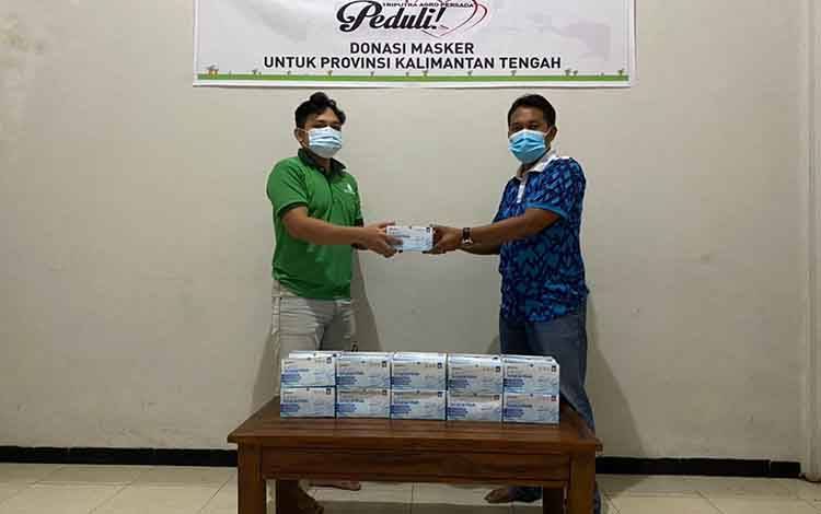 PWI Seruyan Terima Bantuan Masker