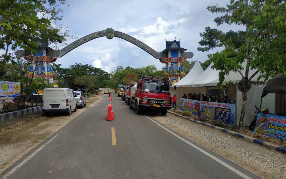 Ratusan Kendaraan dari Luar Daerah Masuk Barito Utara, Angkutan Barang Mendominasi