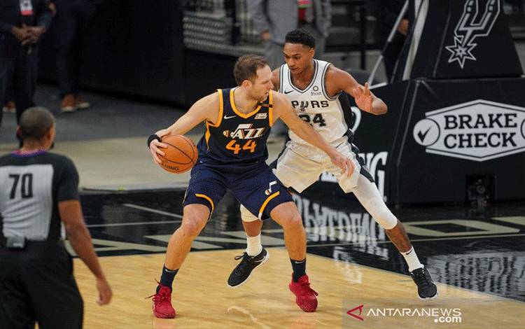 Bojan Bogdanovic Bawa Jazz Ungguli Nuggets