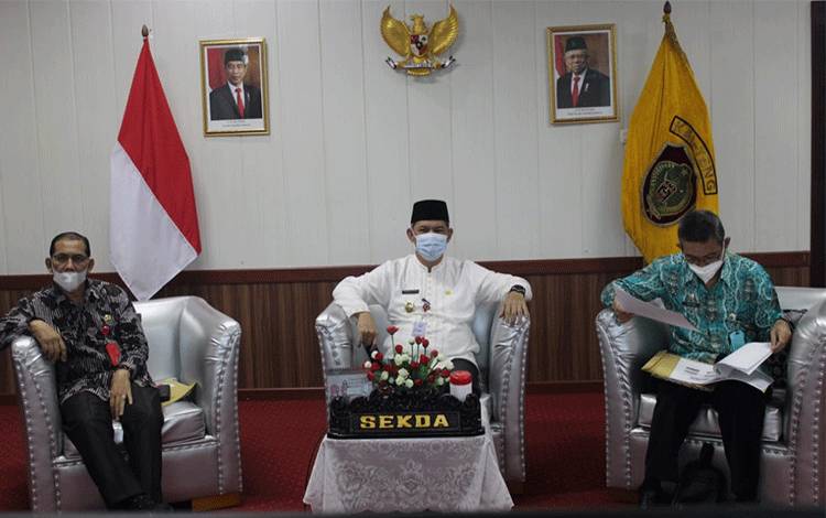 Sekda Sampaikan Perkembangan Percepatan Batas Daerah Kalteng Kepada Pemerintah Pusat