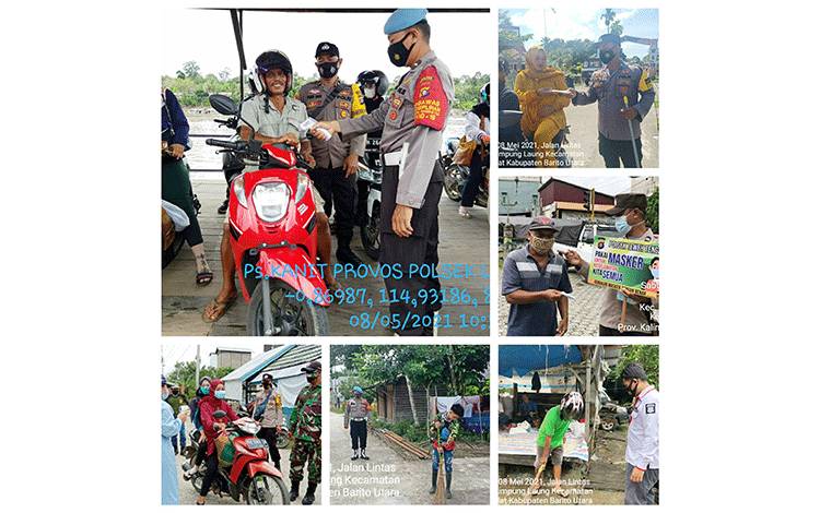 Polsek Jajaran Polres Barito Utara Gelar Operasi Yustisi