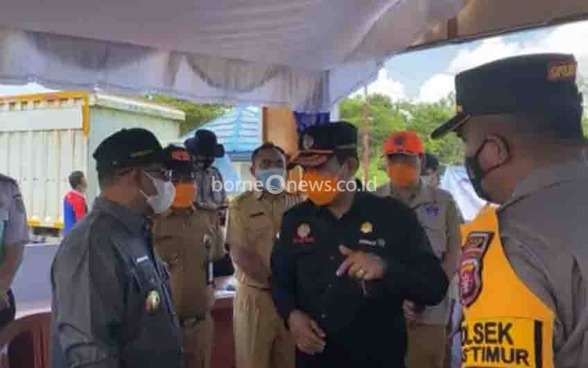 Wagub Pantau Pos Penyekatan Mudik Perbatasan Kalteng - Kalsel