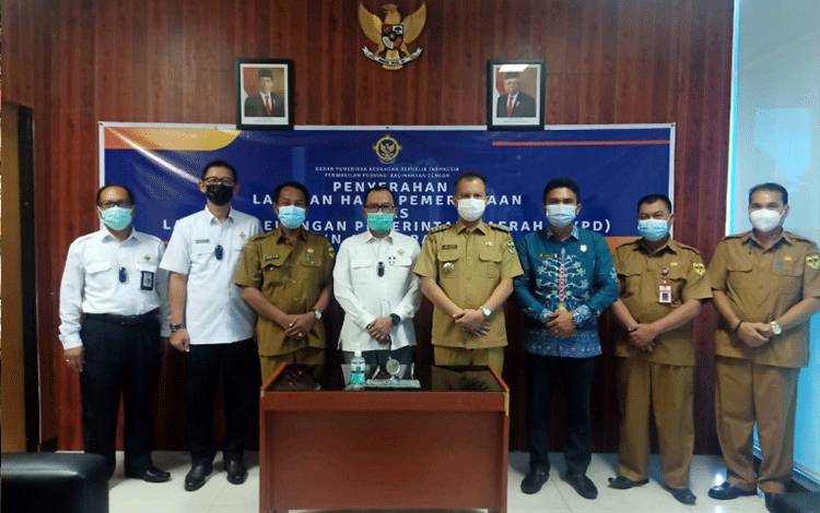 LHP Atas LKPD Kabupaten Gunung Mas 2020 Raih Opini WTP