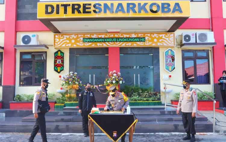 Kapolda Kalteng Resmikan Renovasi Gedung Ditresnarkoba