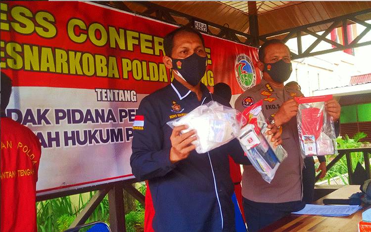 Polda Kalteng Tangkap Warga Kotim di Palangka Raya Karena Terlibat Narkoba