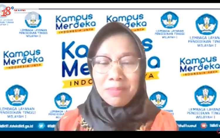 Sekretaris Direktorat Jenderal Pendidikan Tinggi (Sesditjen Dikti) Kemendikbudristek Paristiyanti Nurwardani