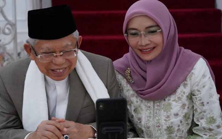 Presiden Bersilaturahmi dengan Wapres Secara Daring