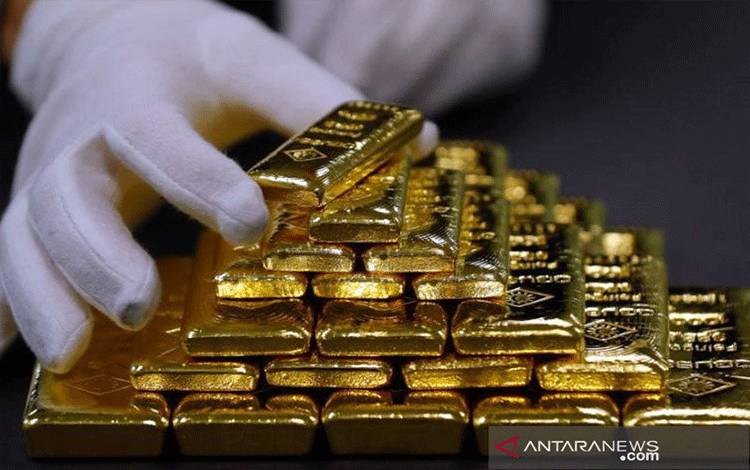 Emas Melonjak 10,9 Dolar Didukung Menurunnya Imbal Hhasil Obligasi AS