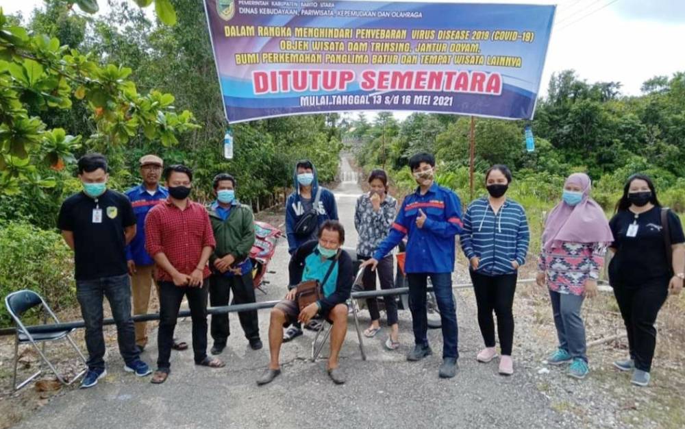 Tiga Objek Wisata di Barito Utara Dijaga Petugas Dinas Budparpora