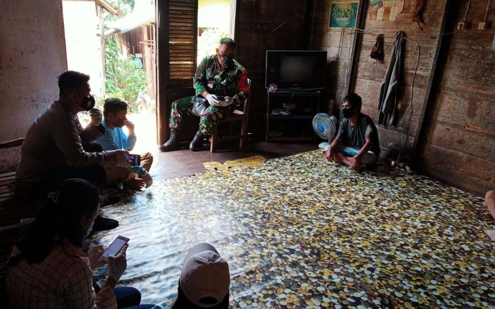 Danramil Tumbang Miri Silaturahmi ke Rumah Warga Binaan