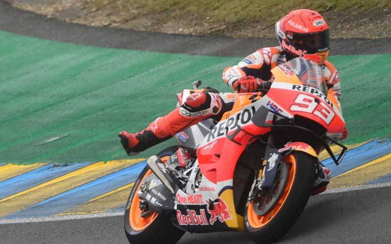 Marquez Kuasai Trek Basah Le Mans di FP3