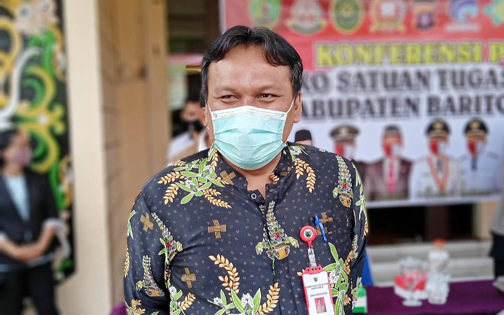 Ketua Bidang Penanganan Kesehatan Satgas Penanganan Covid-19 Barito Timur, Jimmi WS Hutagalung.