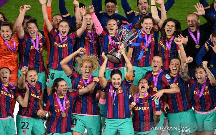 Hancurkan Chelsea 4-0, Barcelona Juara Liga Champions Wanita 2020-21