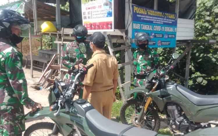 Dandim Palangka Raya Pantau Posko PPKM Mikro