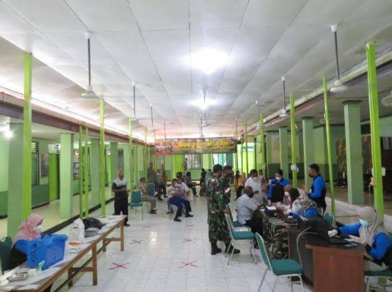 42 Anggota Kodim Muara Teweh Disuntik Vaksin Covid-19