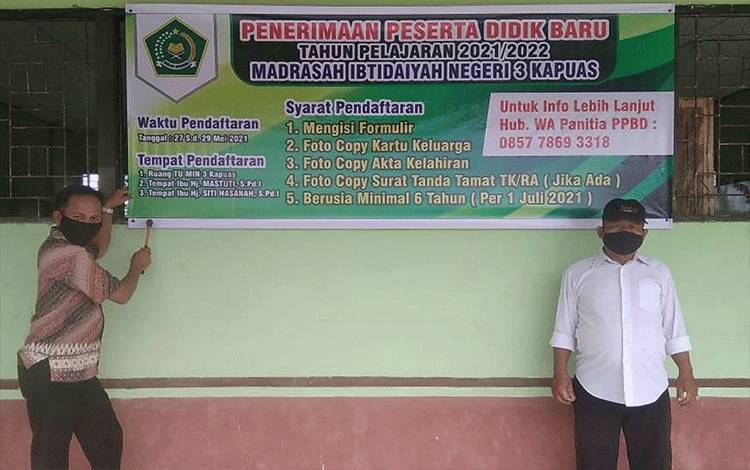 MIN 3 Kapuas Akan Buka Penerimaan Peserta Didik Baru